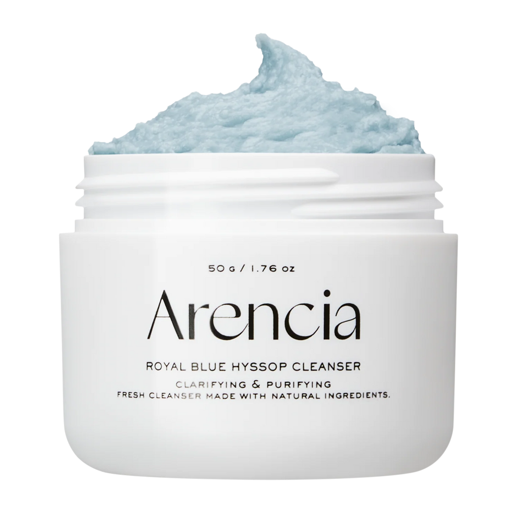 Arencia Fresh Blue Hyssop Rice Mochi Cleanser, 120g