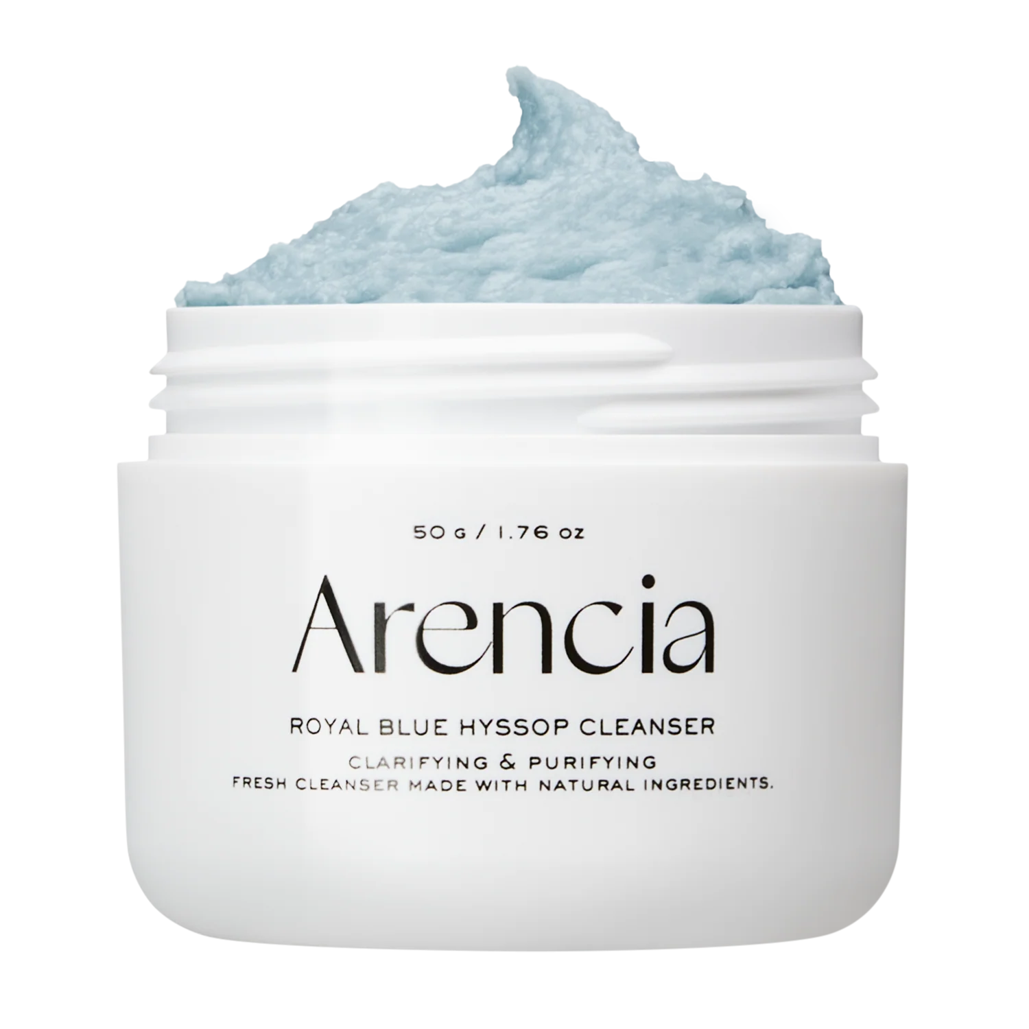Arencia Fresh Blue Hyssop Rice Mochi Cleanser, 120g