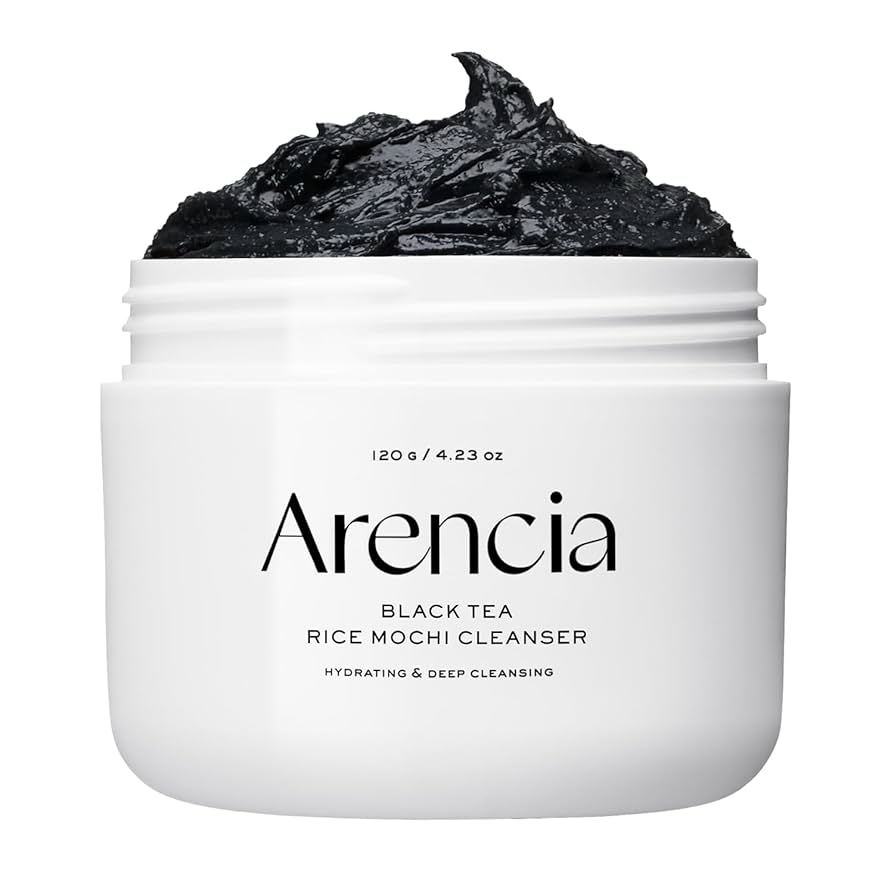 Arencia Black Tea Rice Mochi Cleanser, 120g