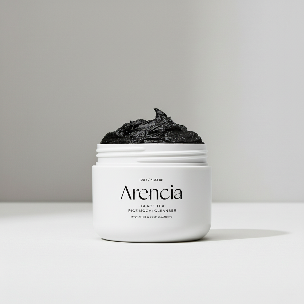 Arencia Black Tea Rice Mochi Cleanser