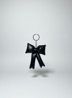 Black Trendy Bow Charm