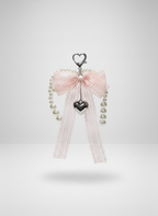 Pink Ribbon Coquette Charm