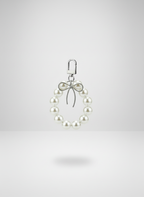 White Trendy Pearl Charm